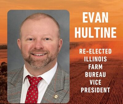 Evan Hultine Reelected Vice President of Illinois Farm Bureau with Focus on Youth Programs