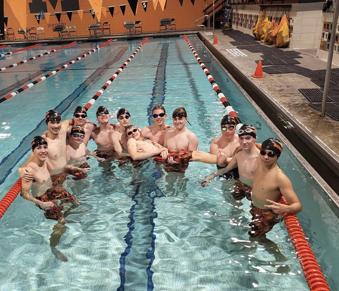 Congratulations to Bomber Boys Swimming on their win tonight over Rock Island 84-76. 1st place finishes: 200 yard medley…