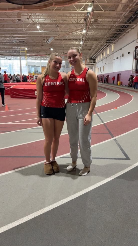 Exciting day watching Brooklyn compete in her 1st collegiate track meet at Central.    Go Dutch!