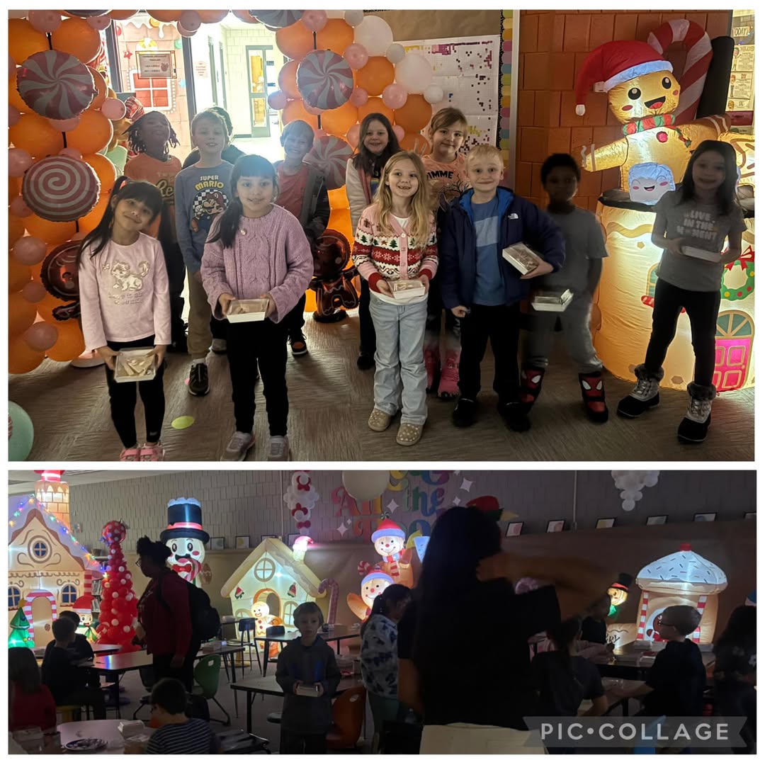 The Lincoln Elementary Library was transformed into a magical gingerbread land! Students enjoyed visiting, making a ging…