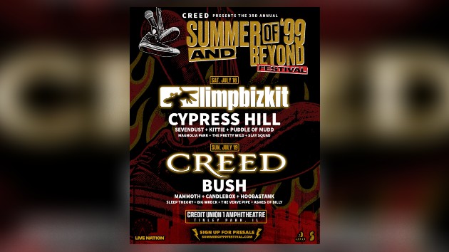 Creed announces 2026 Summer of ’99 and Beyond Festival