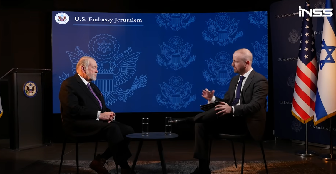 The Media Line: At INSS Conference, Ambassador Huckabee Warns Antisemitism, Iran and Hamas Threaten Both US and Israel  