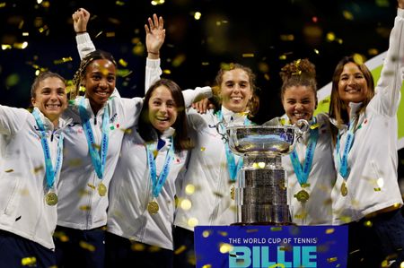 Tennis-Italy to face Japan in revamped Billie Jean King Cup qualifiers