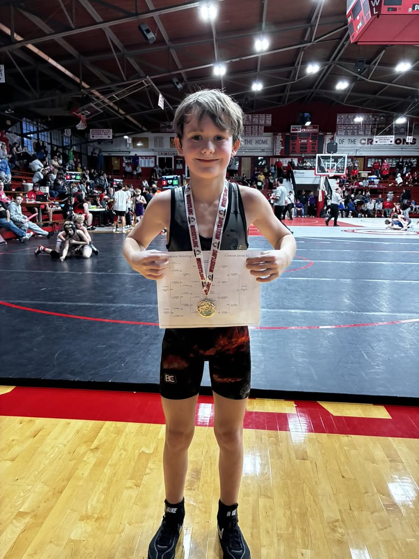 Congratulations Bomber MS wrestler Kaden Smock. 65 lb Champion at the Jacksonville Tournament! #OnceABomberAlwaysABomber
