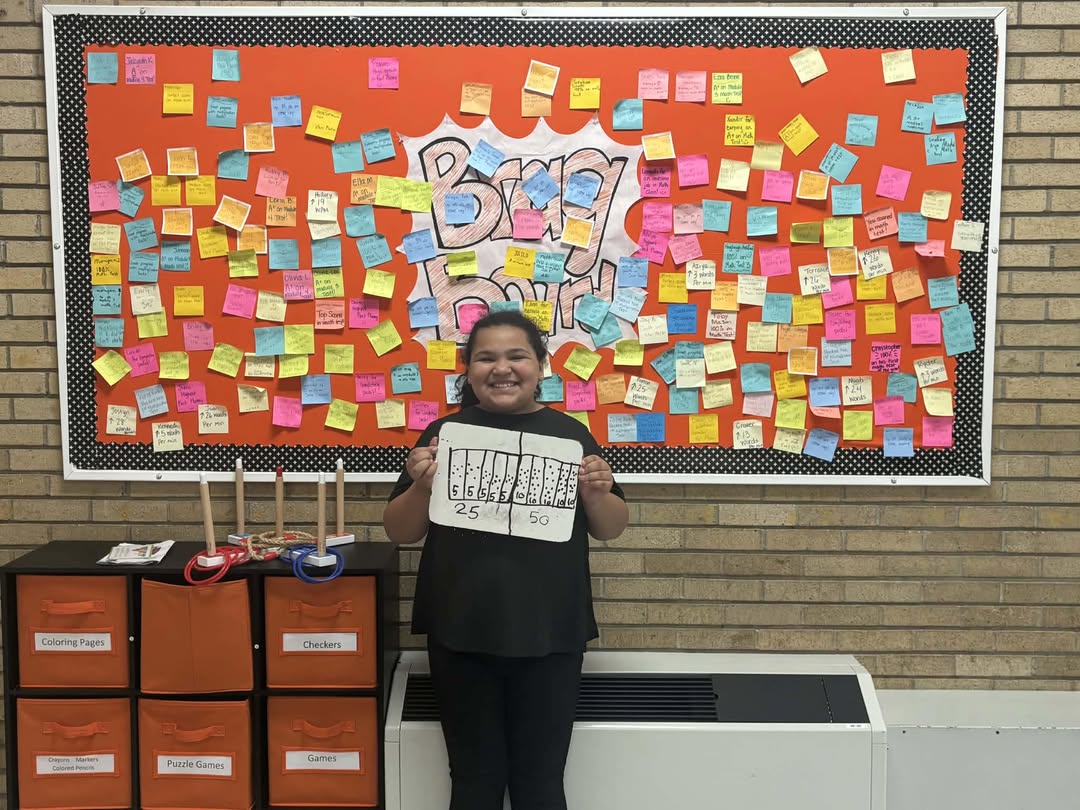 Way to go Laveah! Awesome job on your math!! We are so PROUD of you!! #MAC185 #edisonbombers #bragboard