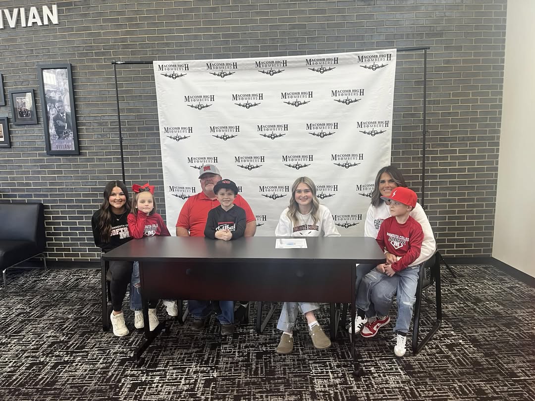 Congratulations Bomber Softball player Lauren Schmalshof! She signed her NLI to play at Monmouth College! #OnceABomberAl…