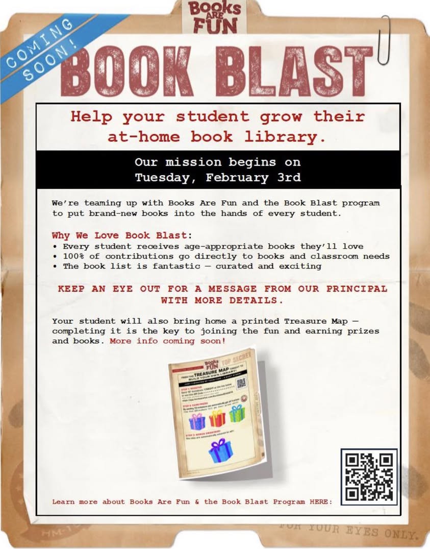Attention Edison Agents!! Our Book Blast is back at Edison School. It starts next week!! We will set off on a mission to…