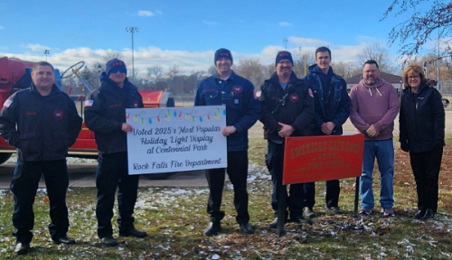 Winner of the Most Popular Holiday Light Display at Centennial Park