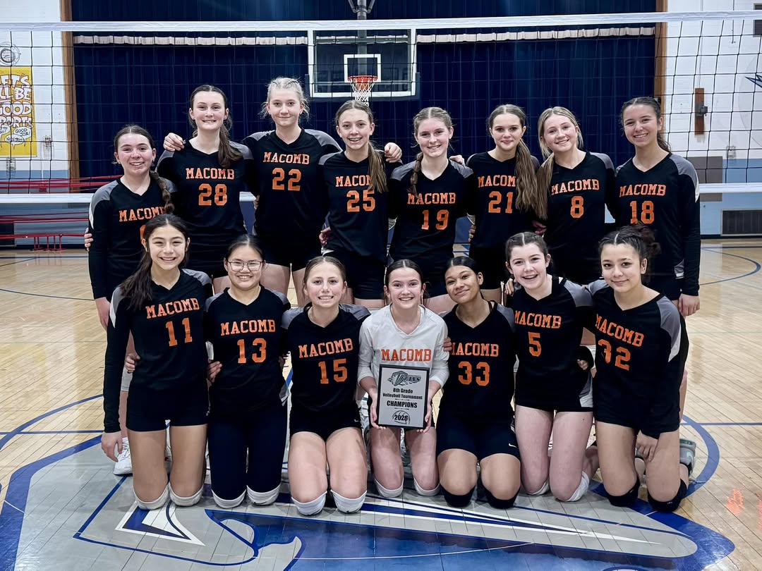 Bomber 8th grade Volleyball team won the Monmouth-Roseville today. United 25-17, 9-25, 15-8; Monmouth 25-11, 25-19; Atow…
