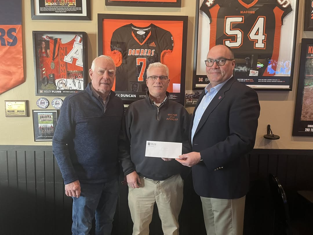 Thank you to the Macomb-Western Holiday Basketball Tournament Committee for the generous donation towards the installati…