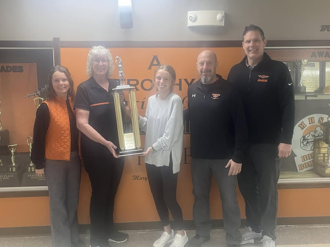 Congratulations Sophie Wilson! She is the 2026 Downtown Athletic Club MVP for Bomber Girls Basketball. Thank you Cathy E…