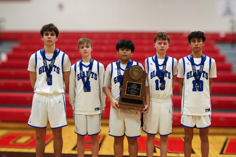 Visitation 8th Grade Boys Basketball Players