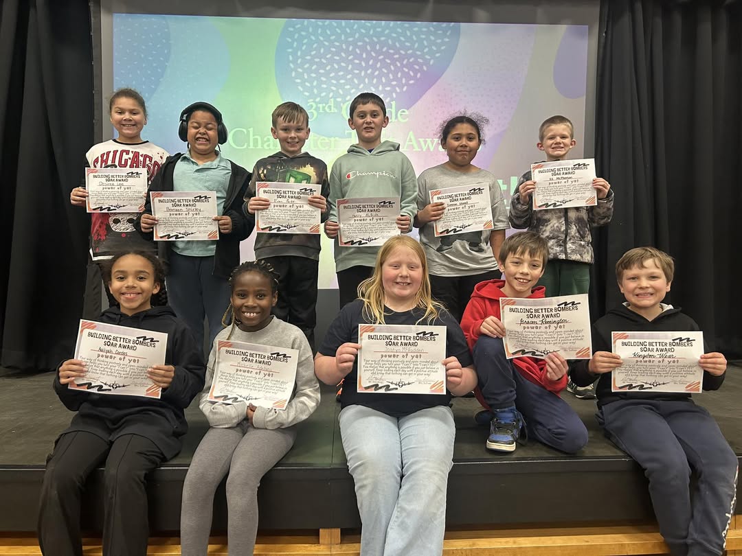 Third graders that showed the Power of Yet! Great work! We are so proud of each of you!! #MAC185 #edisonbombers #3rdgrad…