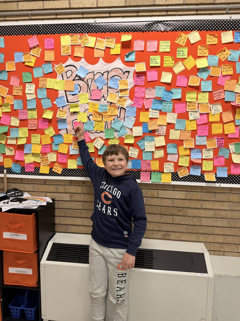 Kingston did amazing on his reading star test and we are so proud of him!  #edisonbombers #MAC185 #bragboard