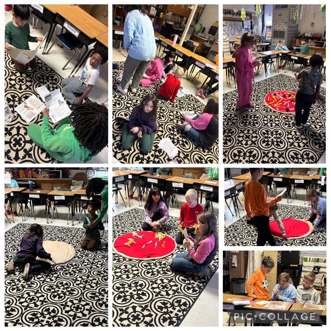 Students learned all about pizza during Ag in the classroom with Miss Welsh! They even worked together to build their ow…