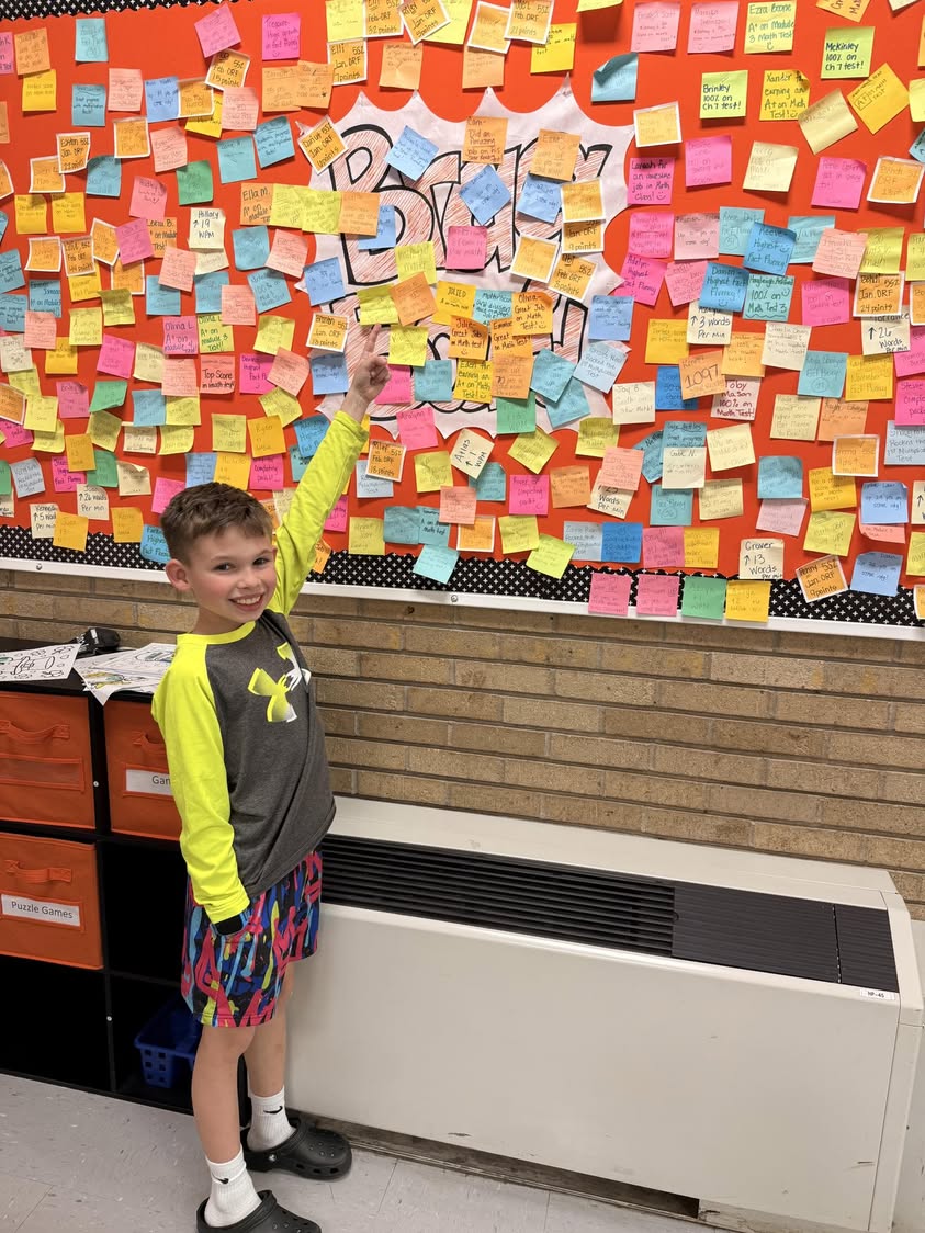 Amazing growth on star reading!! We are so very PROUD of you Cameron!! #edisonbombers #MAC185 #bragboard