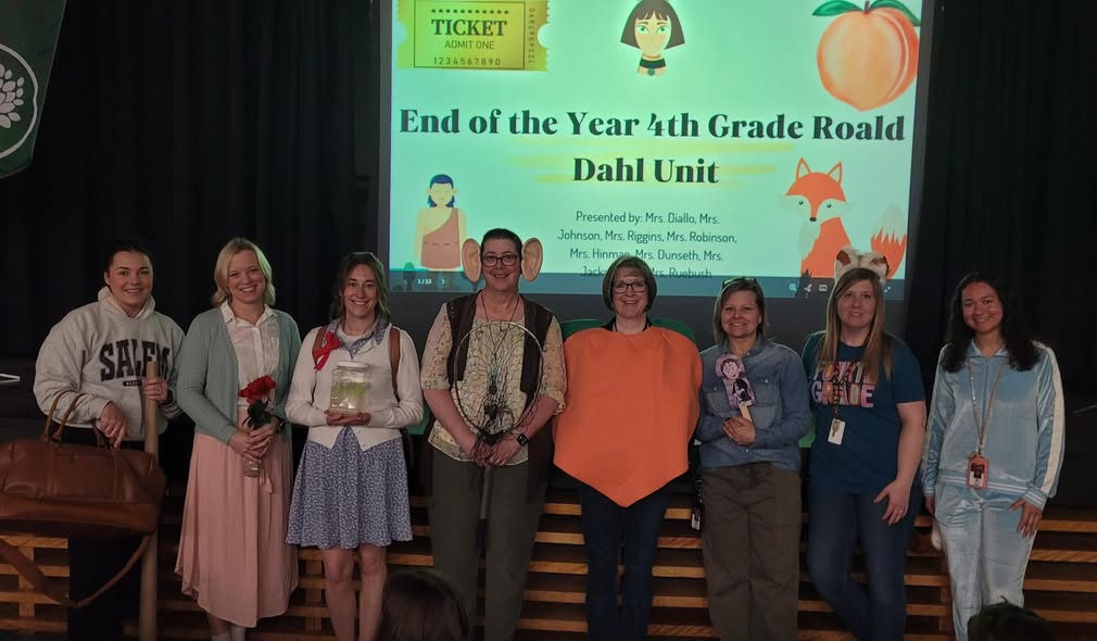 Fourth graders at Edison kicked off their annual Roald Dahl unit today with a visit from many famous characters! #4thgra…