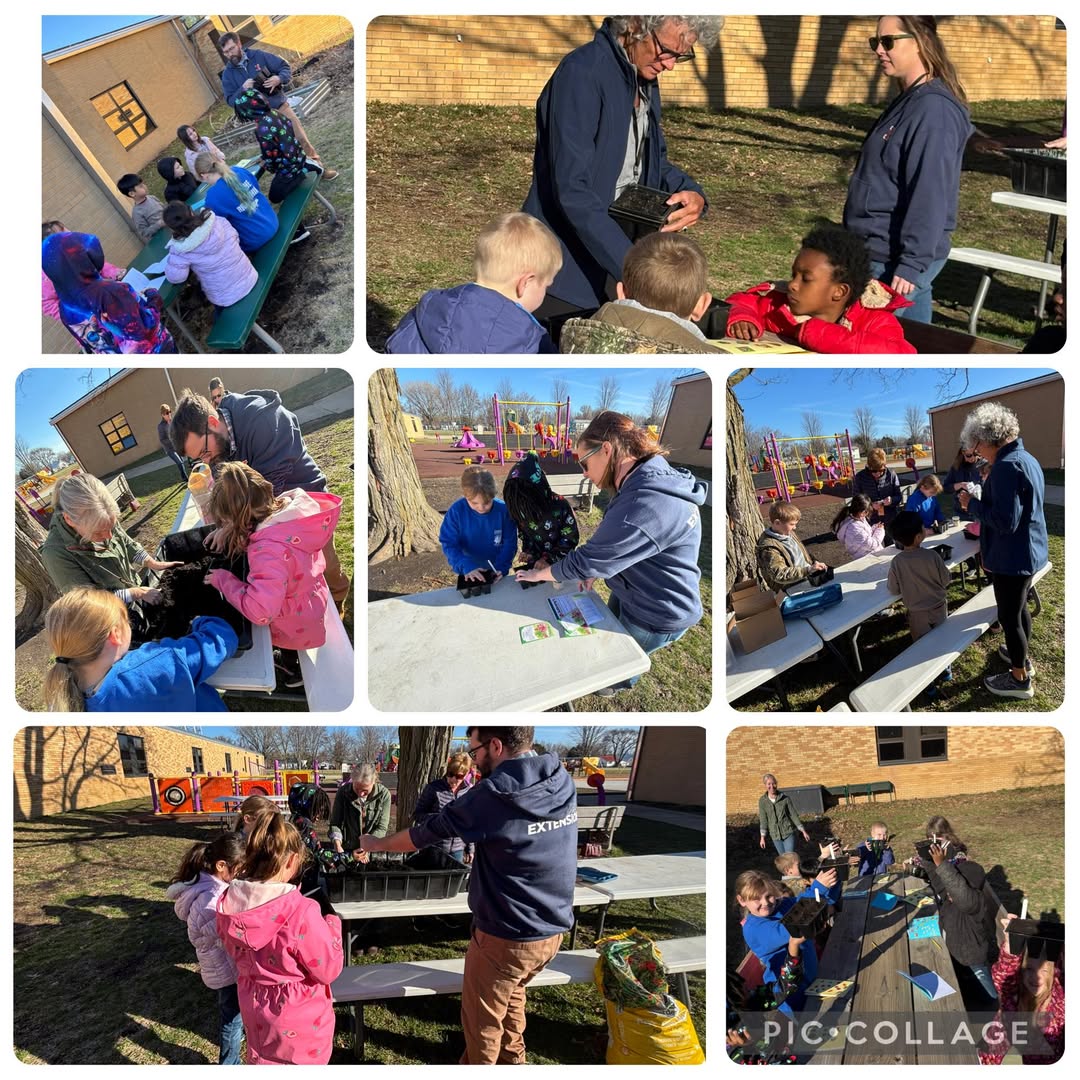 Mrs. Coupland’s class had another Adopt a Classroom visit with the Master Gardeners! Students visited the outdoor classr…