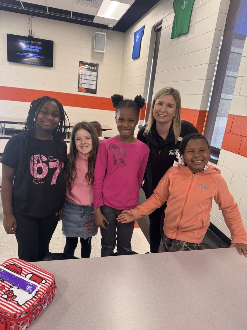 The 3rd grade begged Officer Cremer to join them for lunch and recess. How can you say no to these sweet faces? You don’…