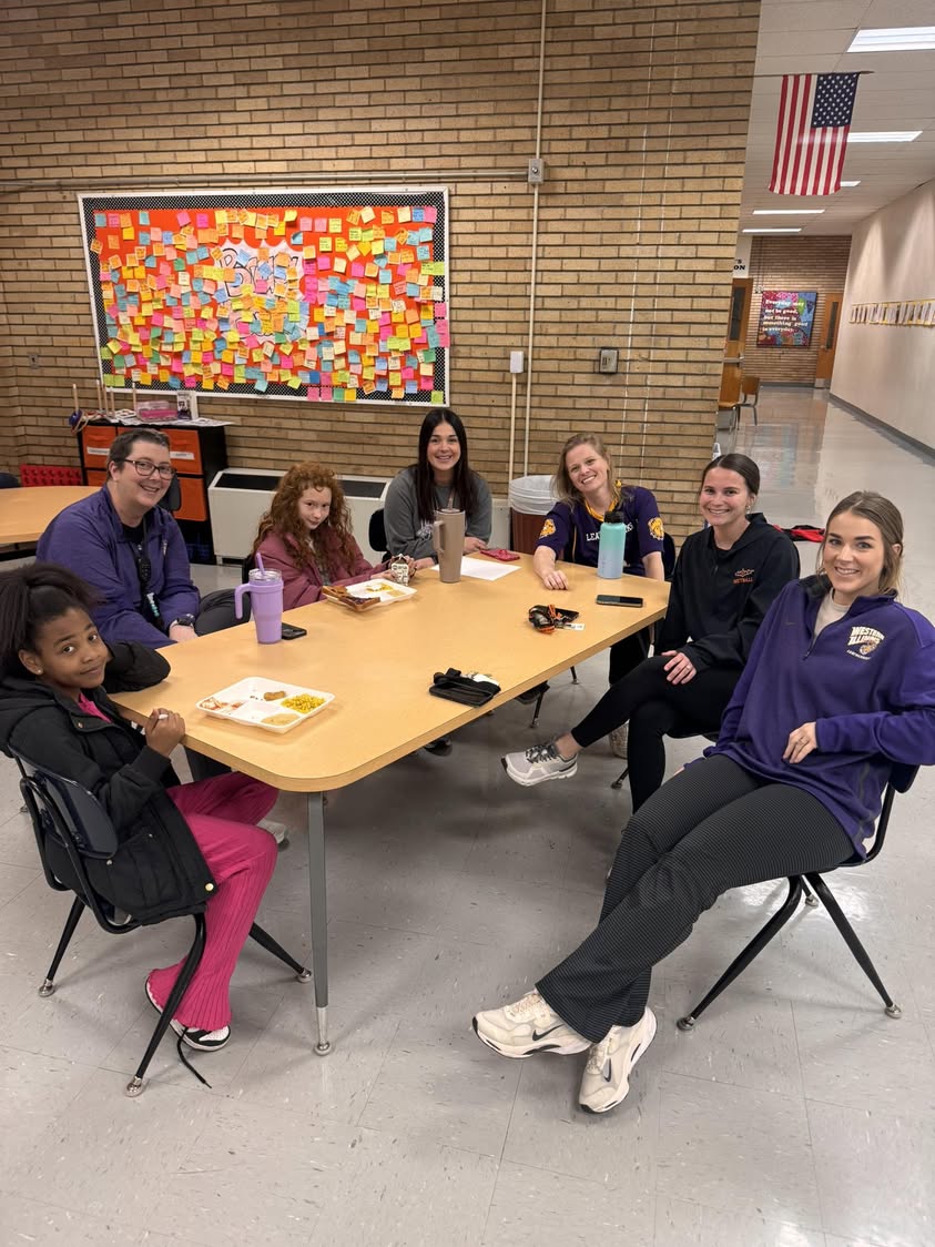 It’s always a good day at Edison when you get to celebrate wins and eat lunch with the kids. #MAC185 #edisonbombers