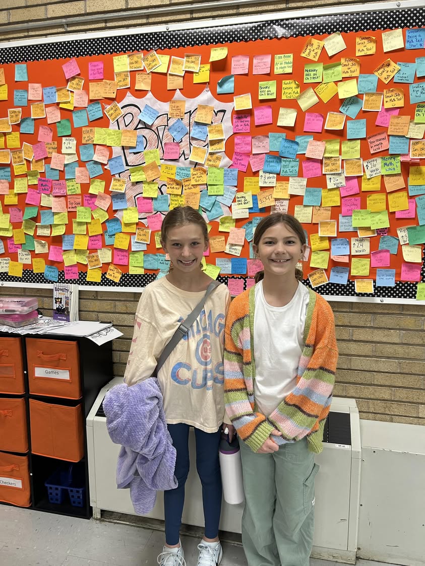 These two ladies scored 100% on their chapter 9 math test. Way to go girls!! #MAC185 #edisonbombers #3rdgrade