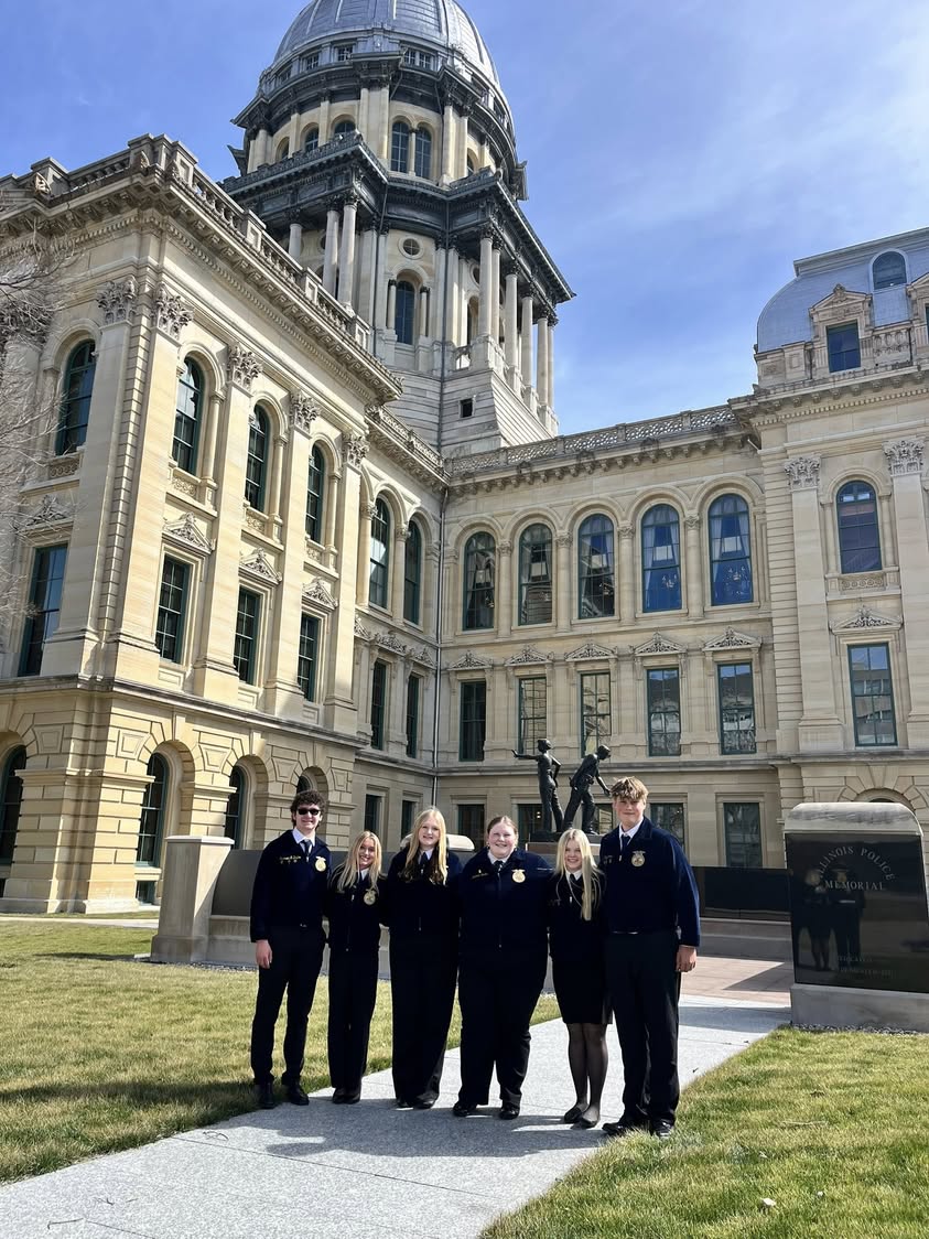 Today we’re in Springfield talking to legislators about upcoming agricultural legislation and we got to see two of our f…