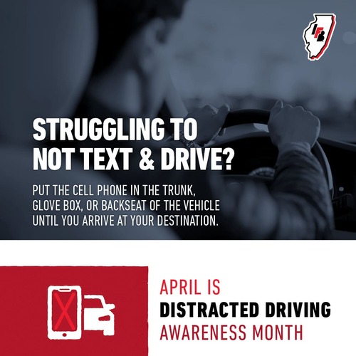 April marks Distracted Driving Awareness Month