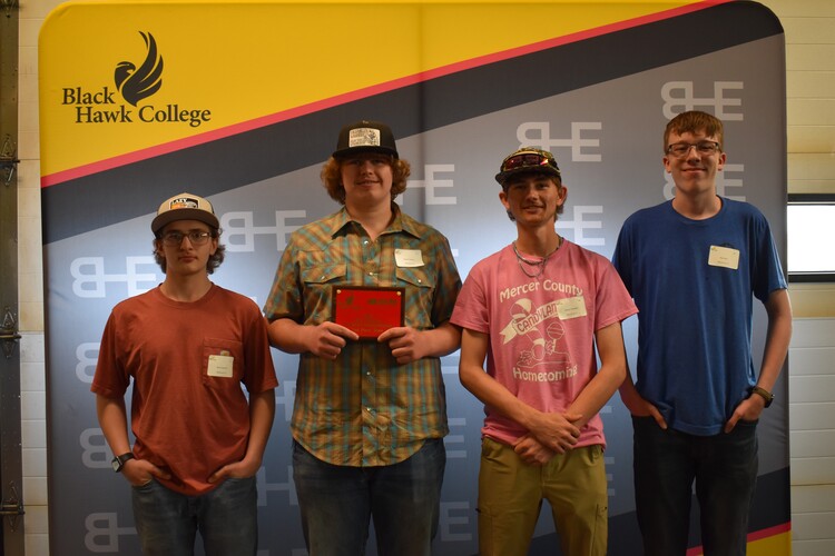 Welding invitational 2nd place team Kewanee High School Black Team