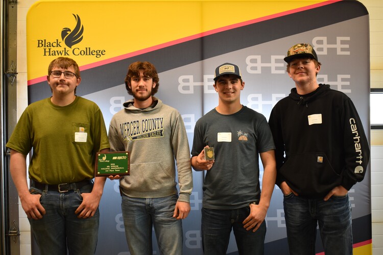 Welding invitational 3rd place team Mercer County Team