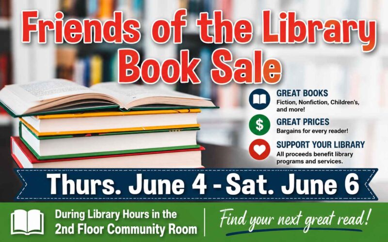 Friends of the Kewanee Library Book Sale Returns to Kewanee Public Library June 4 to 6, 2026