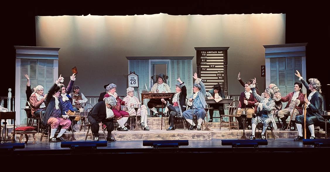 They the People, in Order to Form a More Perfect Union … : Quad City Music Guild’s “1776,” at the Prospect Park Auditorium through June 21